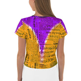 Crescendo Celtic Charms Crop All-Over Print Crop Tee